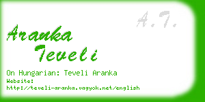 aranka teveli business card